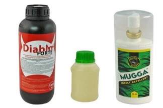 Diablo Forte – profesjonalny środek na odkomarzanie (komary, kleszcze i inne insekty) 1000 ml + utrwalacz do oprysku 250 ml + Mugga