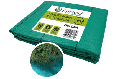 Agrotkanina zielona antychwastowa Agritella 3,2x10m 105g