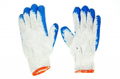Rękawice robocze WAMPIRKI, niebieskie, rozmiar XL (600 par)